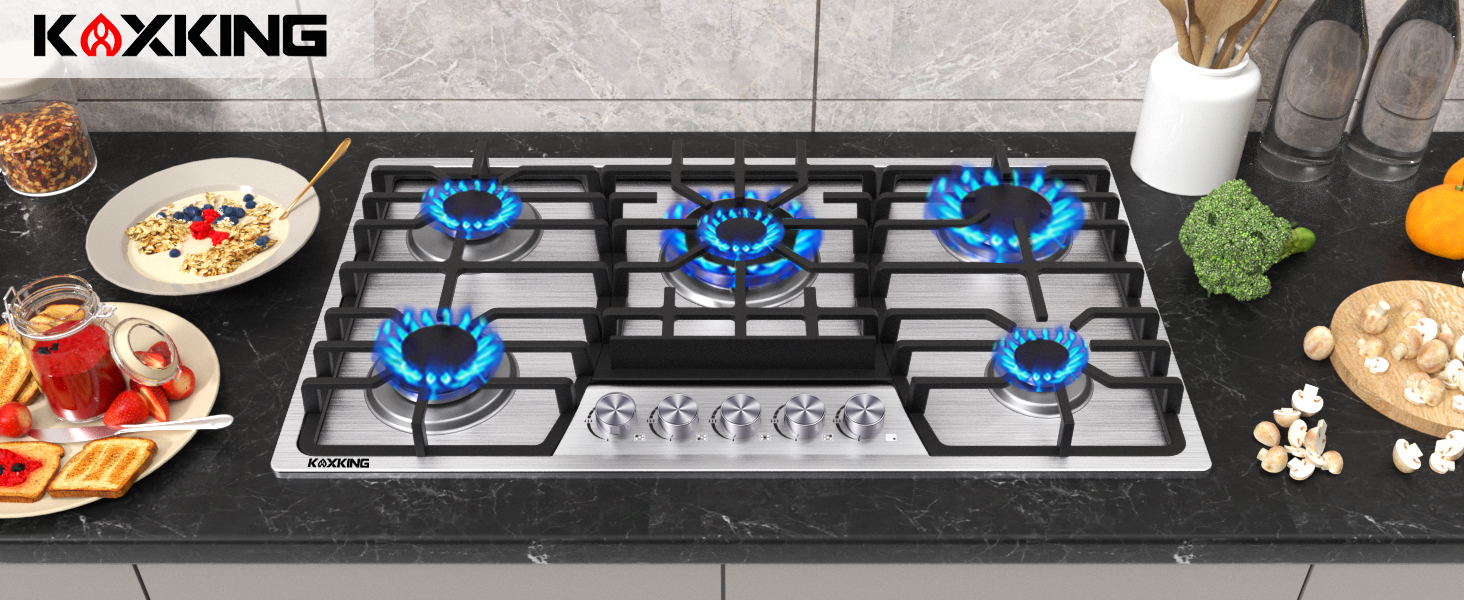 36 inch gas cooktop