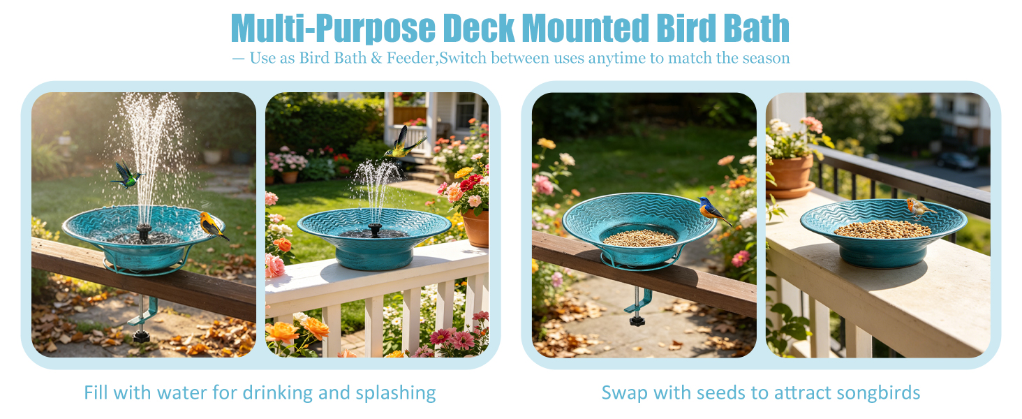 metal bird baths for outdoors