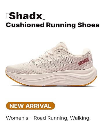 K-Swiss Men's Mellow Running Shoe - Lightweight Athletic Shoe for Jogging Walking Light Workouts