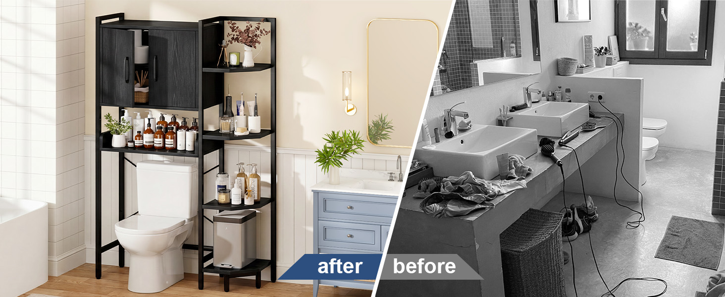 Make full use of your limited toilet space