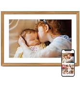 Frameo Digital Picture Frame, 10.1 Inch WiFi Electronic Photo Frame Slideshow, 1280X800IPS Touchs...