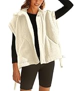 TAQCUX Womens Funnel Neck Vest Casual Bubble Hem Sleeveless Jacket | Daily Athleisure Cropped Coa...