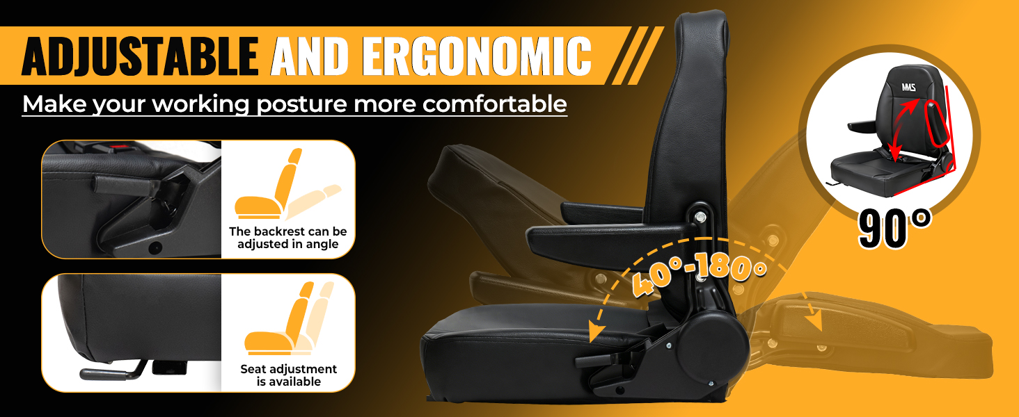 MMS Adjustable Seat Backrest
