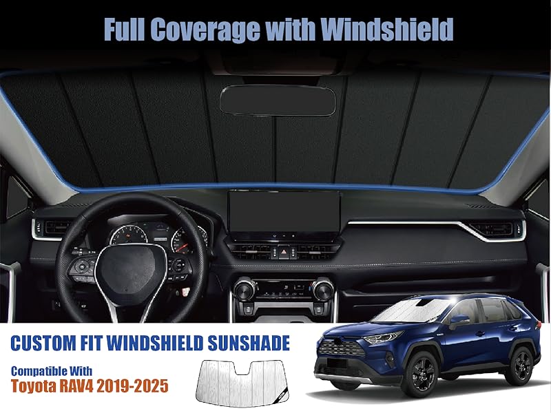 Toyota RAV4 windshield sunshade