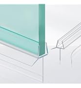 AquivaCoast 2-Pack Shower Door Bottom Seal, (3/8
