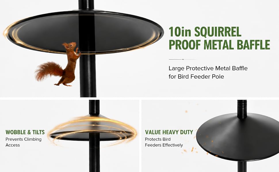Flexible mounting for your bird house or feeder