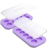 MyMilk by Souper Cubes Half-Ounce Silicone Tray - Freeze and Store Breast Milk and Baby Food - 2 ...