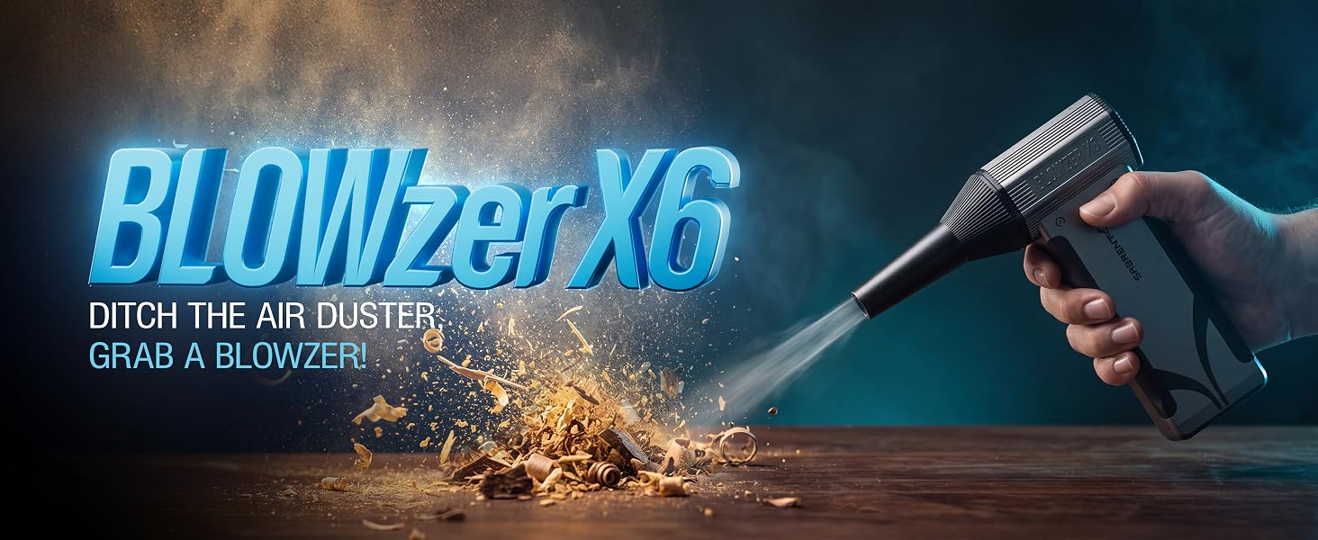 BLOWzer Xa CORDELESS AIR DUSTER