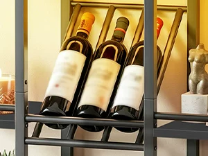 wall mounted wine rack
