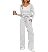 Trendy Queen 2 Piece Matching Lounge Sets for Women Fall Fashion Outfits | Airport Travel Outfits...
