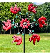 Copper Leaf Wind Spinner