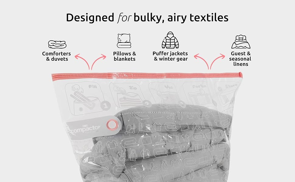 Storing vacuum seal bags