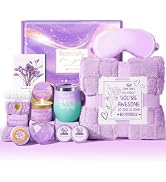 Christmas Birthday Gifts for Women, Self Care Get Well Soon Gift Baskets for Women, Rose Relaxing...