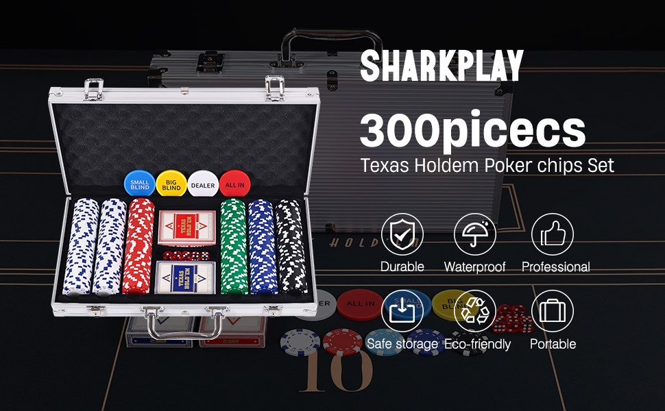 300pcs poker chip set 1
