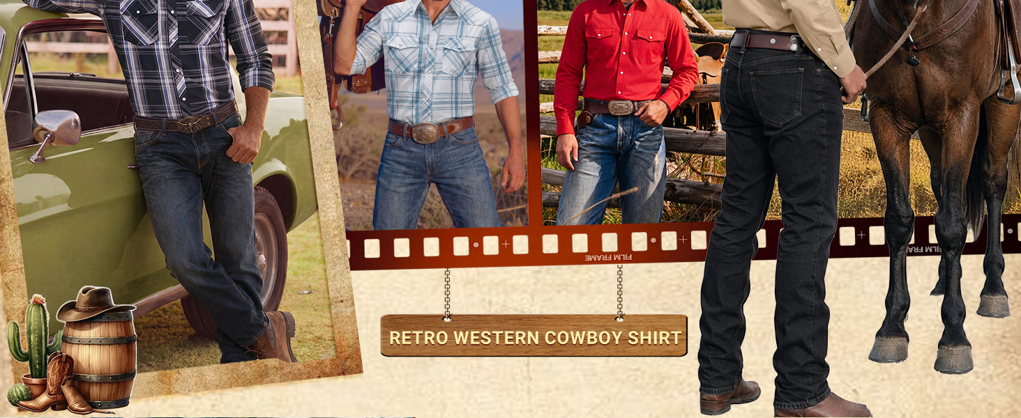 mens western shirt