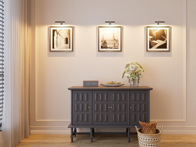 VOLISUN wireless picture lights have 3 color temperatures and 3 dimmable levels