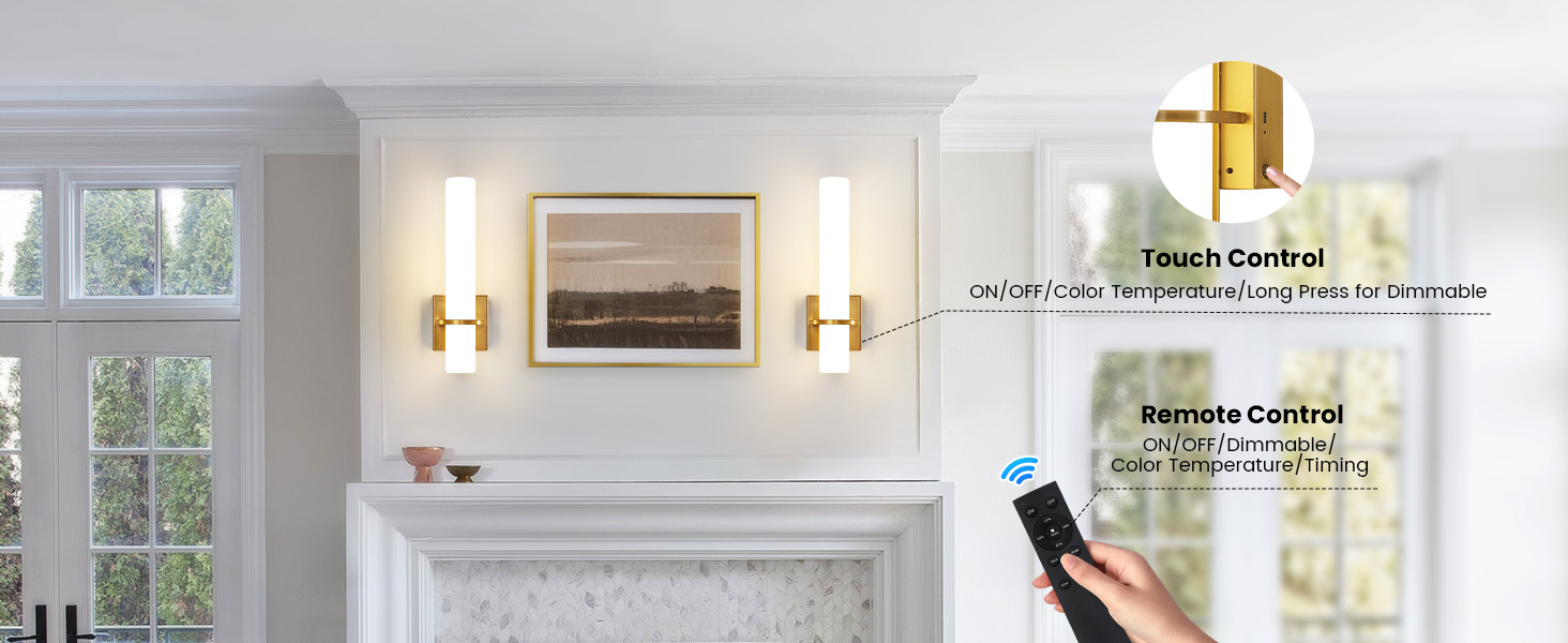 battery sconces
