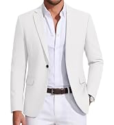 COOFANDY Mens Sport Coat Casual Blazer One Button Business Suit Jacket