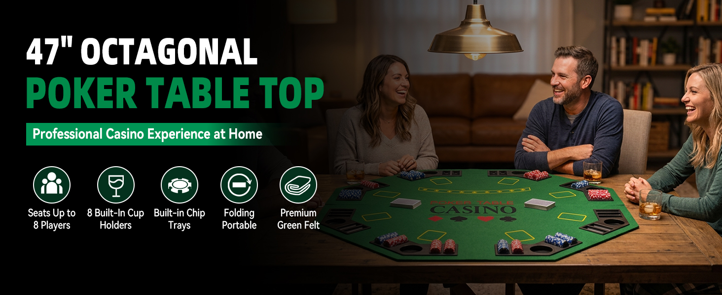 Foldable Poker Table Top