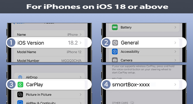 For iPhones on iOS 18 or above