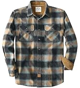 Dubinik 6 oz Flannel Shirt for Men Houndstooth Cotton Button Down Work | Soft Brushed, Pre-Shrun...
