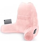Sasttie Reading Pillow for Bed, Back Pillow for Bed Sitting Up, Taller Backrest Sit-Up Cushion fo...