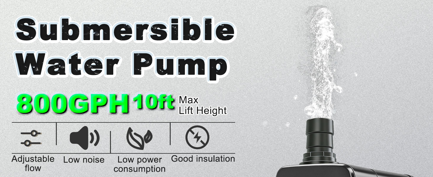 Submersible water pump