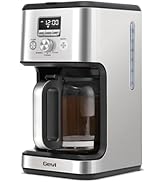 Gevi Grind & Brew Coffee Maker 10 Cup, Built-In Burr Grinder Drip Coffee Machine, Programmable To...