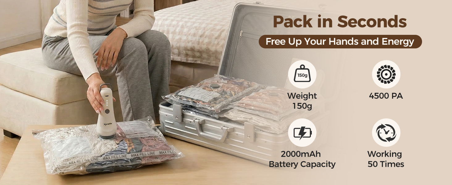 vacuum seal bags for clothing travel