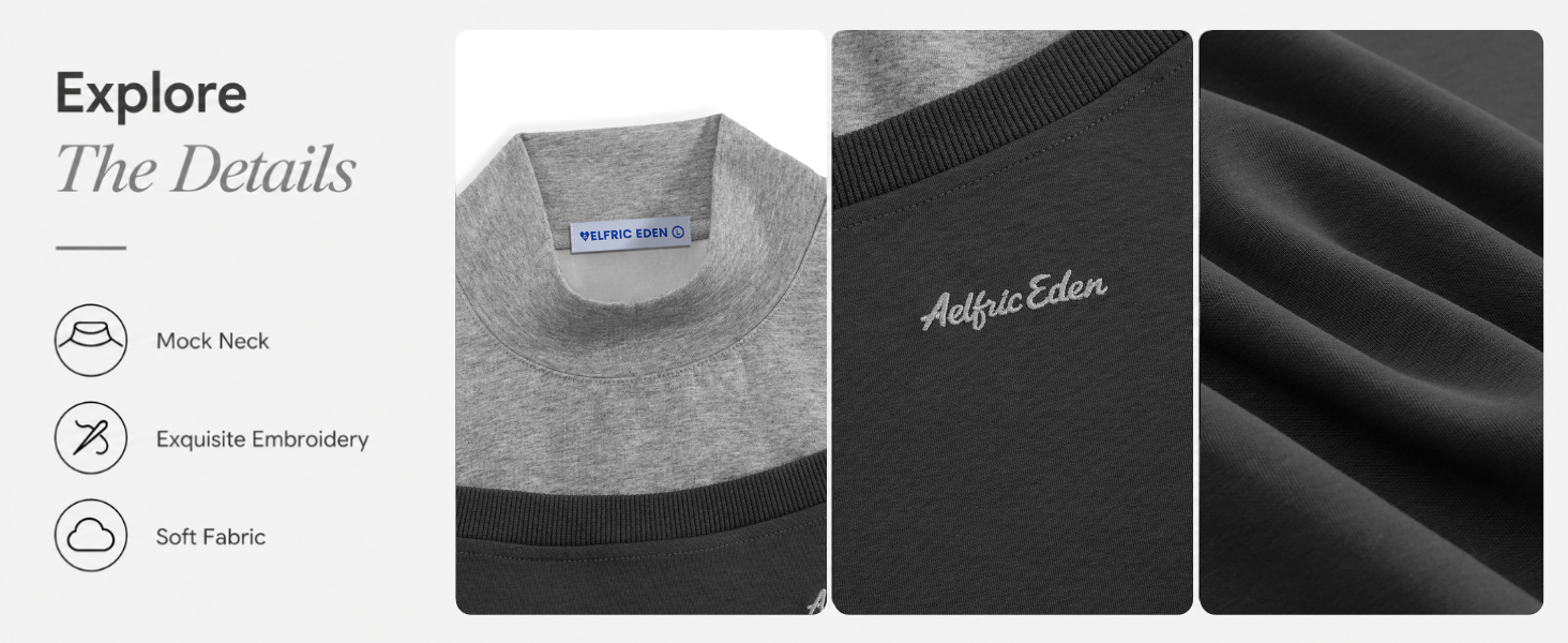 Womens Oversized Off The Shoulder Mock Neck Sweatshirt