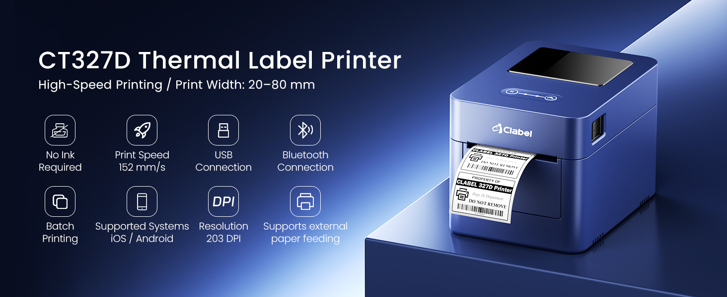 3Inch label printer
