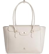 LOVEVOOK Laptop Bag for Women, 17 Inch Large PU Leather Tote Bag, Professional Teacher Work Bag, ...