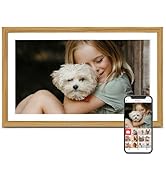 Digital Picture Frame, 15.6 Inch Large Frameo Digital Photo Frame WiFi, 32GB, 1920 * 1080 IPS HD ...