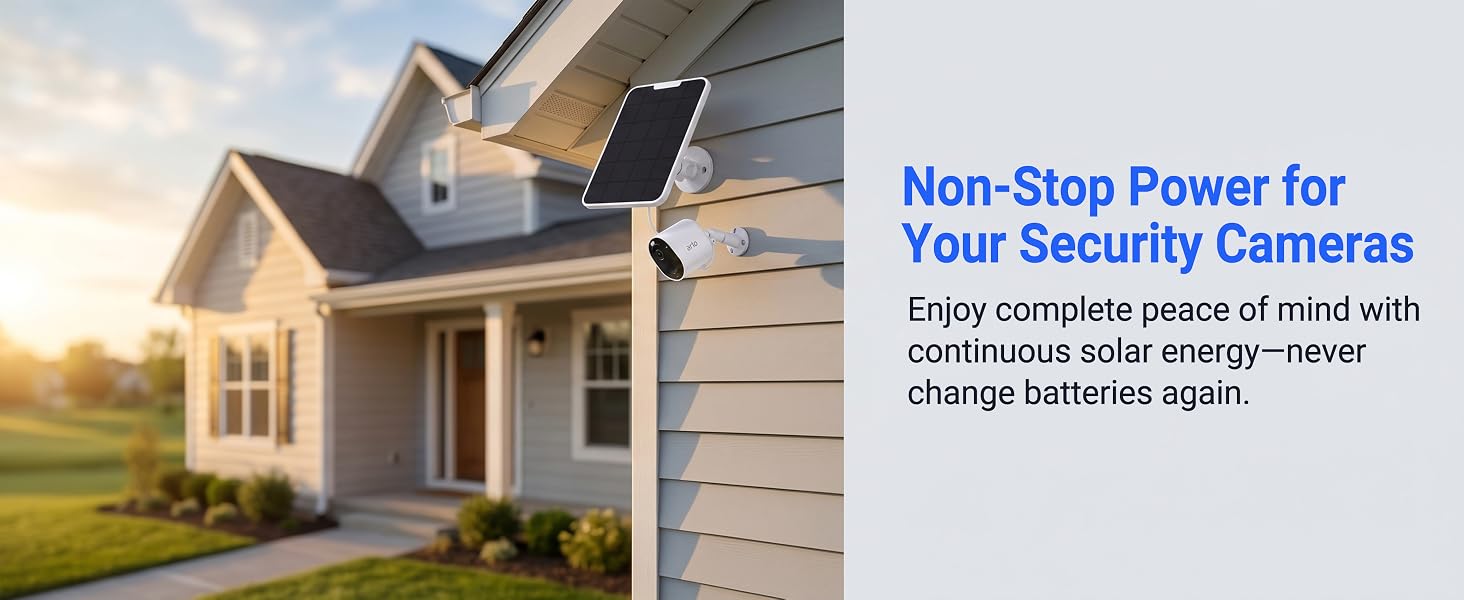 arlo solar panel charger