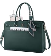 LOVEVOOK Laptop Tote Bag for Women, PU Leather Work Bag Waterproof Briefcase Handbag for Teacher ...