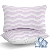 Auranta Pillows Standard Size Set of 2 - Cooling Shredded Memory Foam Bed Pillows for Sleeping, A...