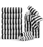 Smuge 18 Pcs Bath Towel Set, Include 6 Bath Towel Sheets, 6 Hand Towels and 6 Washcloths - Highly...