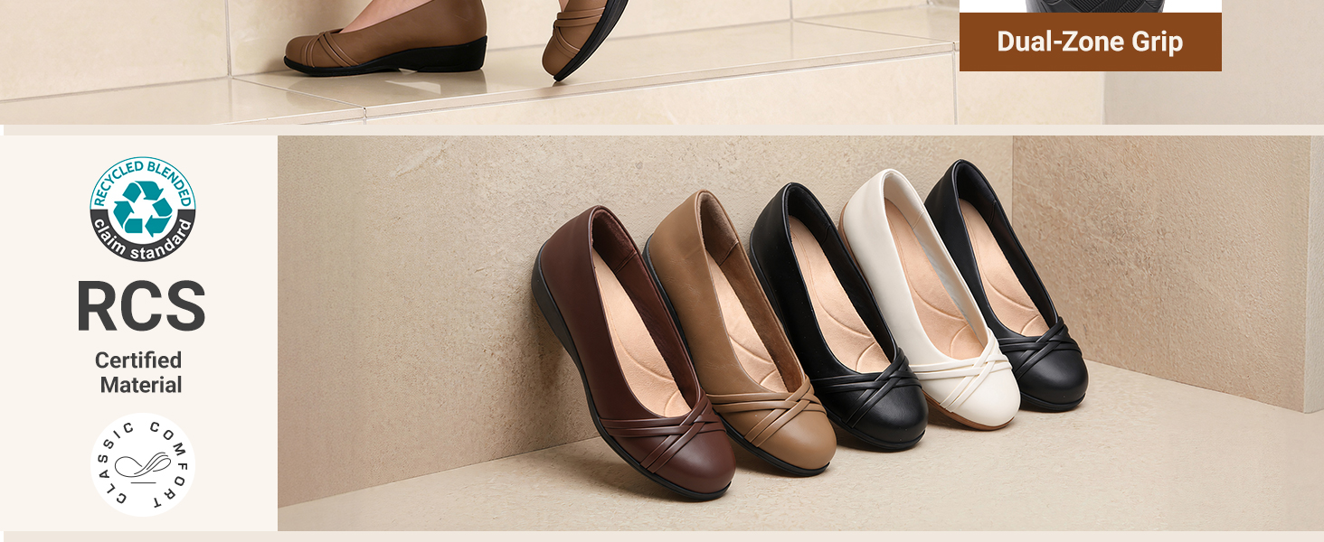 Comfortable Low Wedges Dressy Flats