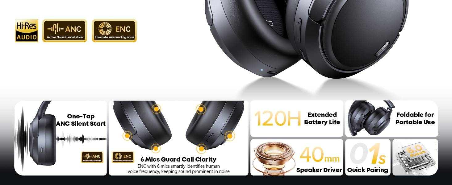 OVER EAR HEADPHONES