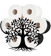 Fairy Toilet Paper Holder Wall Mount for Standard Size Roll 4.5" | Rust-Resistant Iron; Funny Dec...