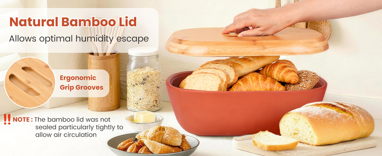 terracotta bread box