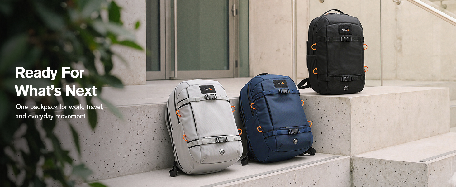This tolaccea travel backpack are available in a variety of colors, including black, gray, blue