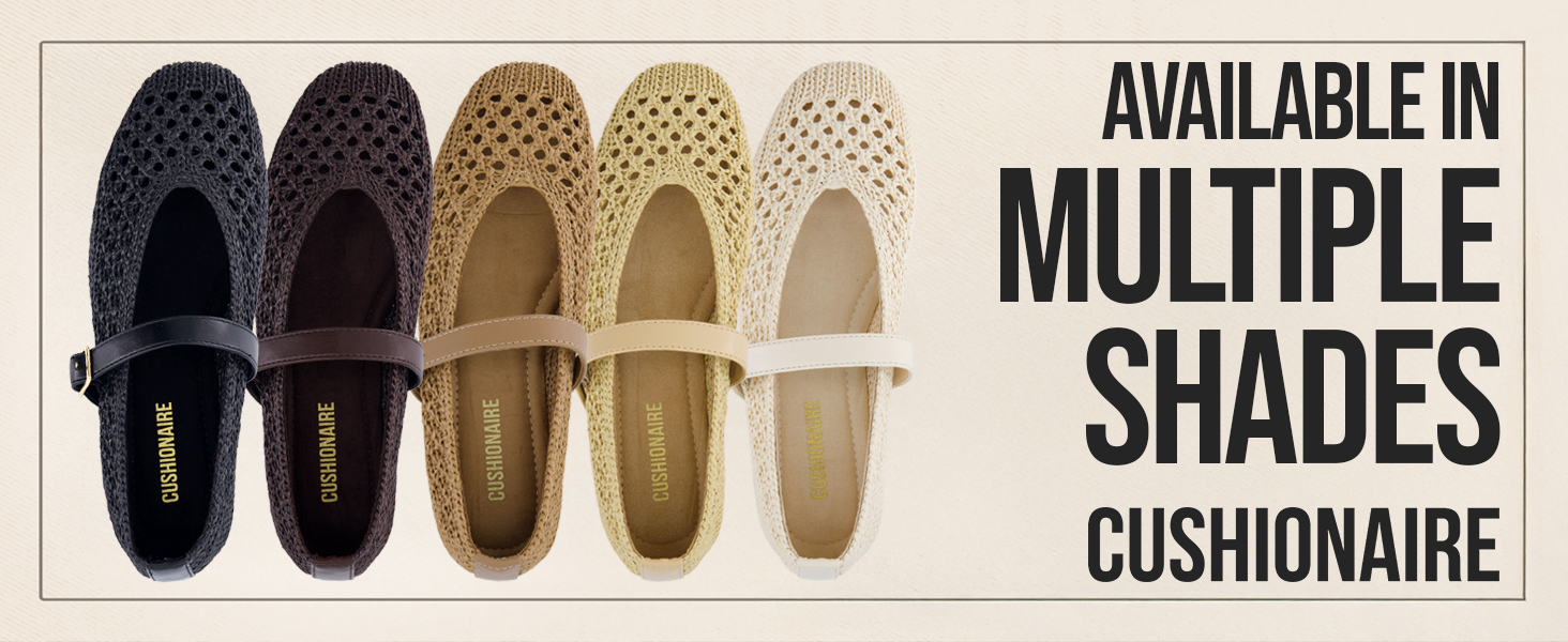 graff, banner, lifestyle, cushionaire, mary jane ballet flat