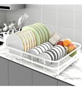 Dish Drying Rack Stainless Steel Drying Racks for Kitchen Counter Large Capacity Storage Racks wi...