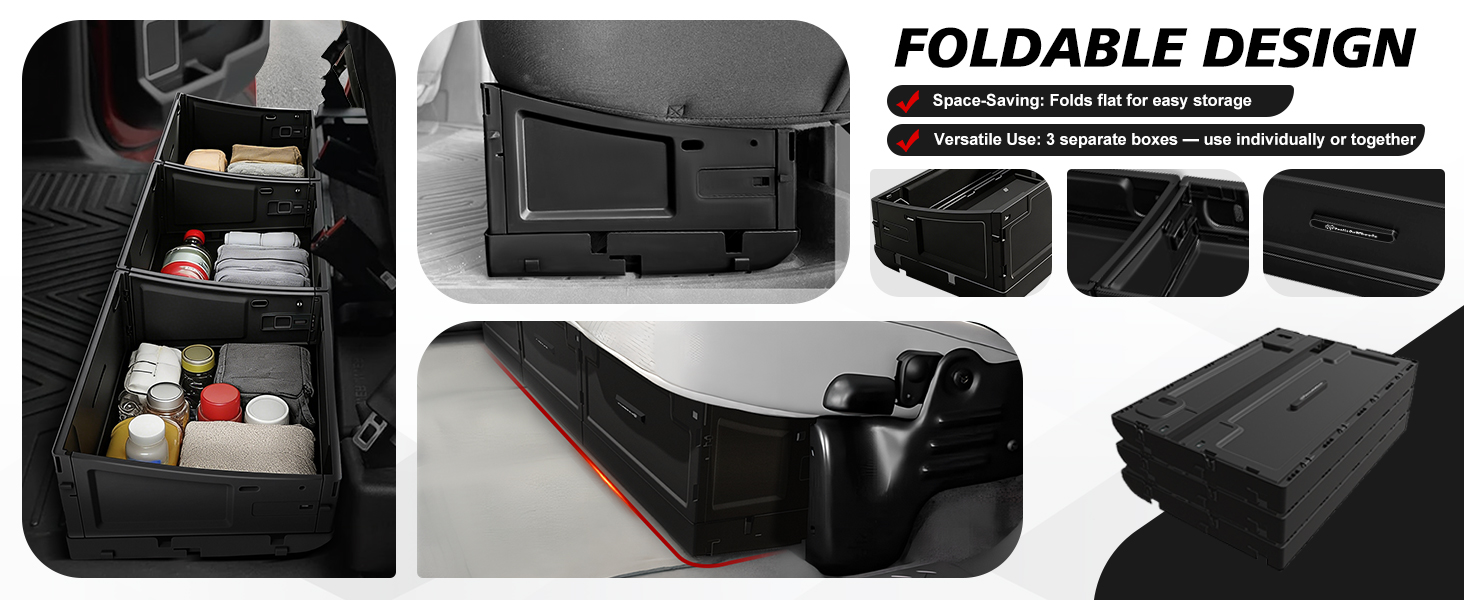 F150 Foldable Underseat Storage