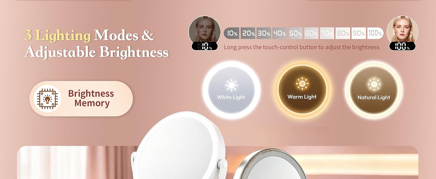 makeup mirror with lights