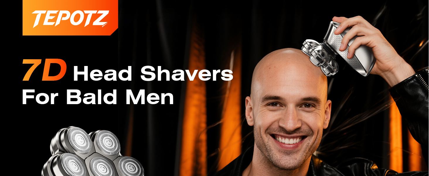 Electric Razor Head Shavers for Bald Men