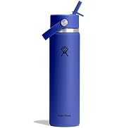 Hydro Flask Water Bottle - Insulated Stainless Steel - Wide Mouth Flex Chug Lid, Non Spill, Leakp...