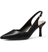 GotSoft Womens Pointed Toe High Heels Slingback Stiletto Ankle Strap Pumps Dress Shoes