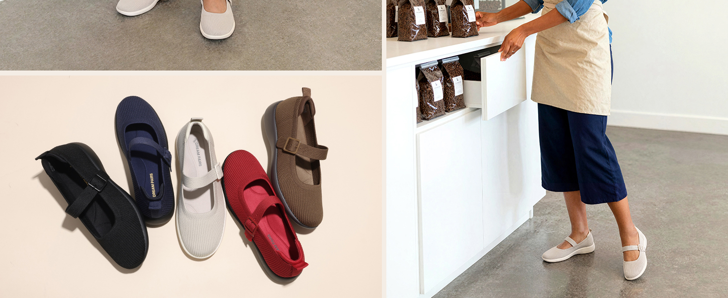 arch support flat shoes